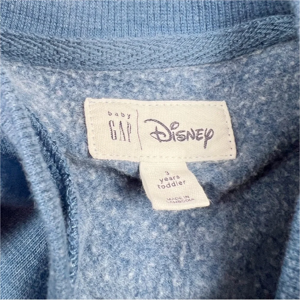 Gap toddler girl’s long sleeve striped Disney sweatshirt dress‎